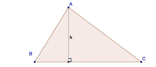 Tính đường cao trong tam giác thường