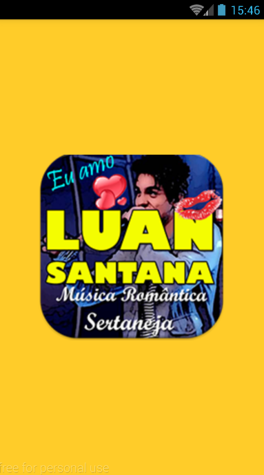 Android application LUAN SANTANA fantasma marília screenshort