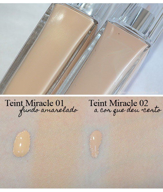 Testando Teint Miracle | e escolhendo cor certa | MakeUp Atelier por Cinthia Ferreira