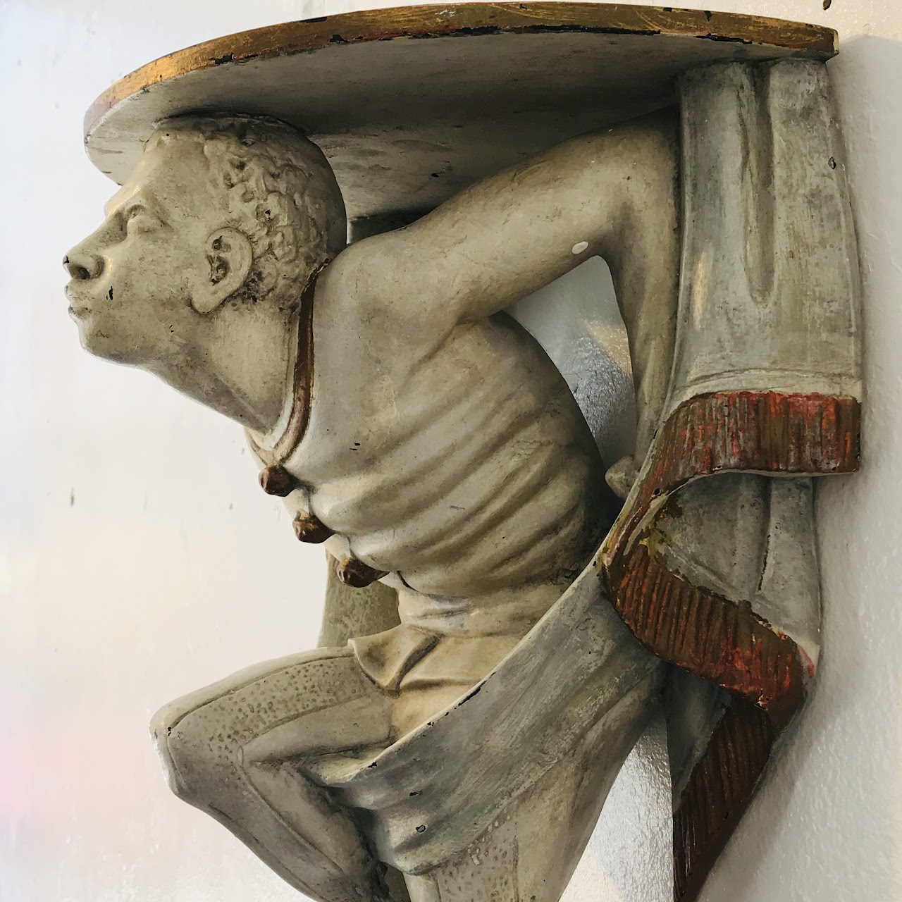 Italianate Figural Wall Shelf