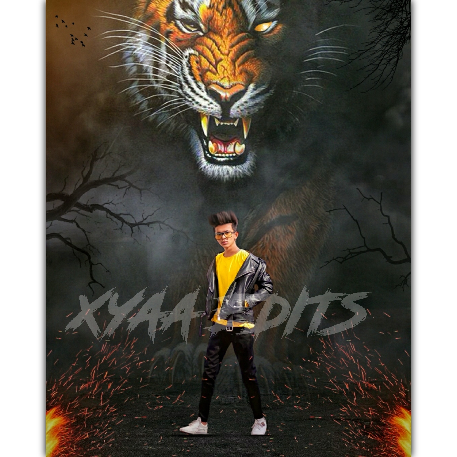 Tiger Background Photo Editing in PicsArt ??