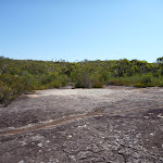 Crossing another rockplatform North of Mt Wondabyne (380927)