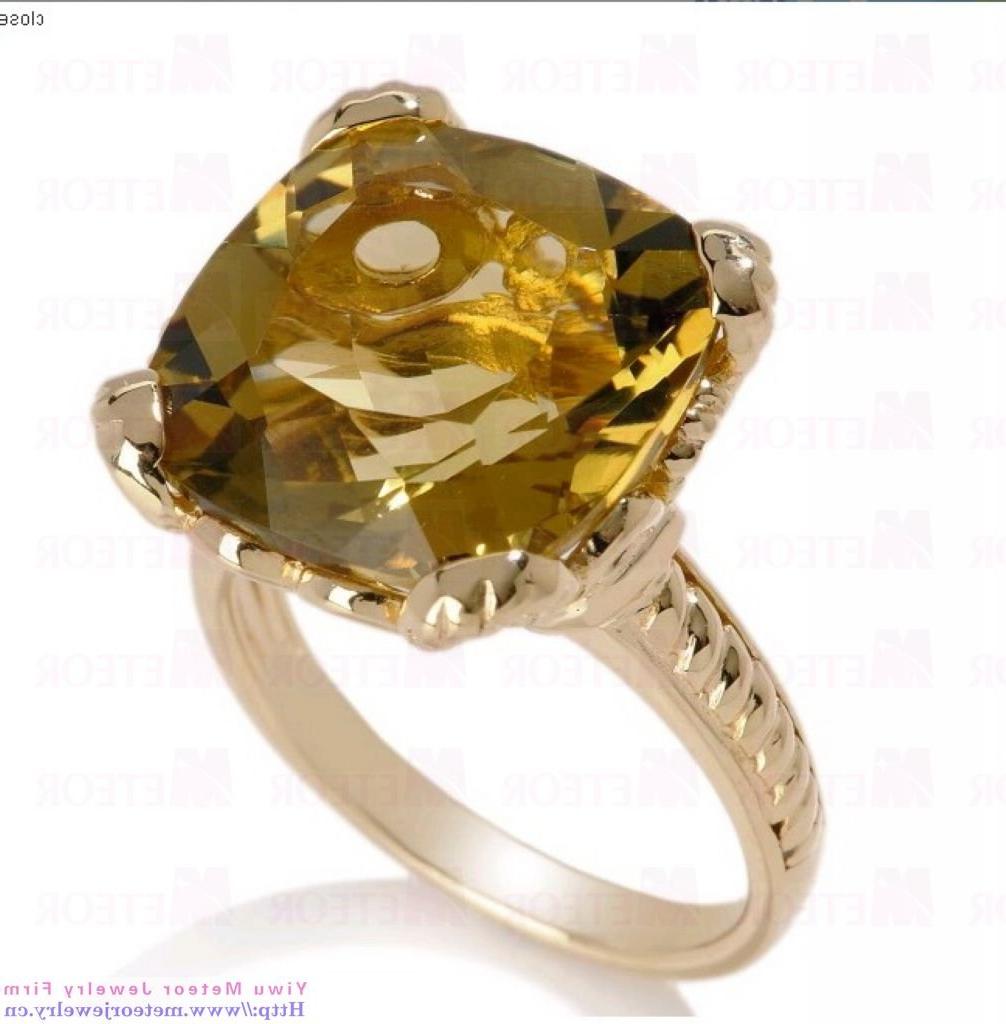 Citrine & Chocolate Diamond