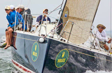 J/122 offshore one-design cruiser-racer sailboat at New York YC annual regatta