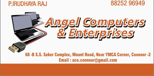 Angel Computers and Enterprises, #68-B, S.S.S.Complex. Ist Floor, Near Ymca Corner, Mount Road, Coonoor, Tamil Nadu 643101, India, Computer_Wholesaler, state TN