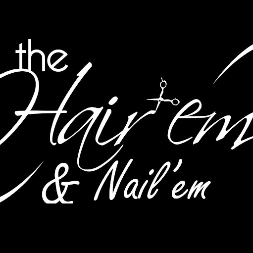 Hair'em & Nail'em logo