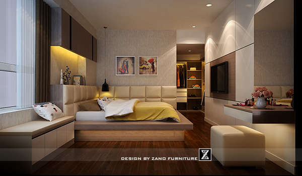 Thiết kế nội thất căn hộ chung cư 147m2, 3 phòng ngủ khu Central Sunrise City 8