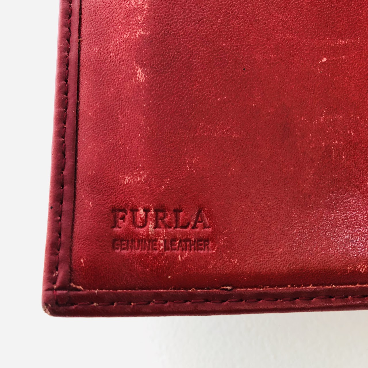 Furla Red Leather Wallet