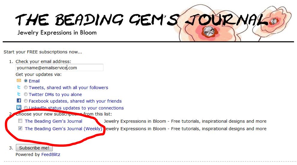 Important Message For All Subscribers The Beading Gem