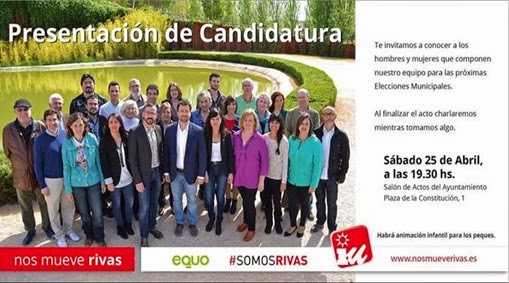 Candidatura IU Rivas 2015 c