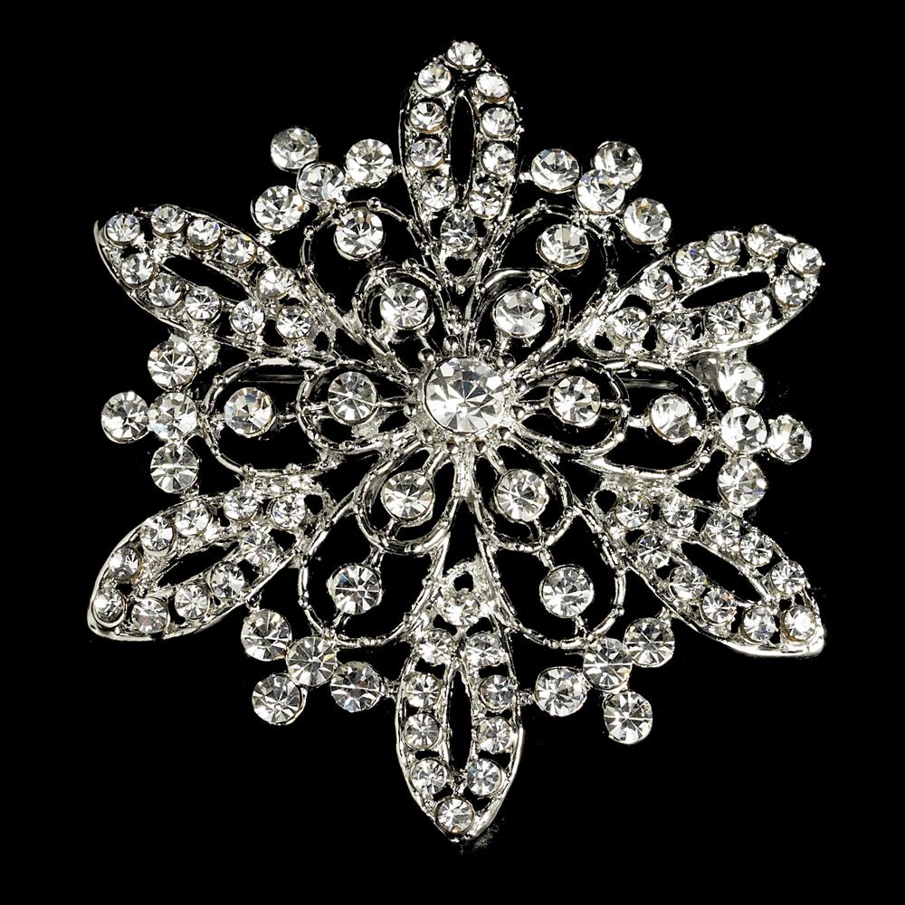 Rhinestone Bridal Brooch