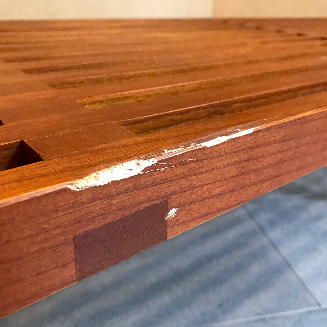 Modern Slat Bench #2