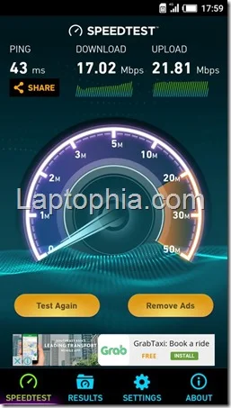 Benchmark Infinix Hot 3 X553 Speedtest