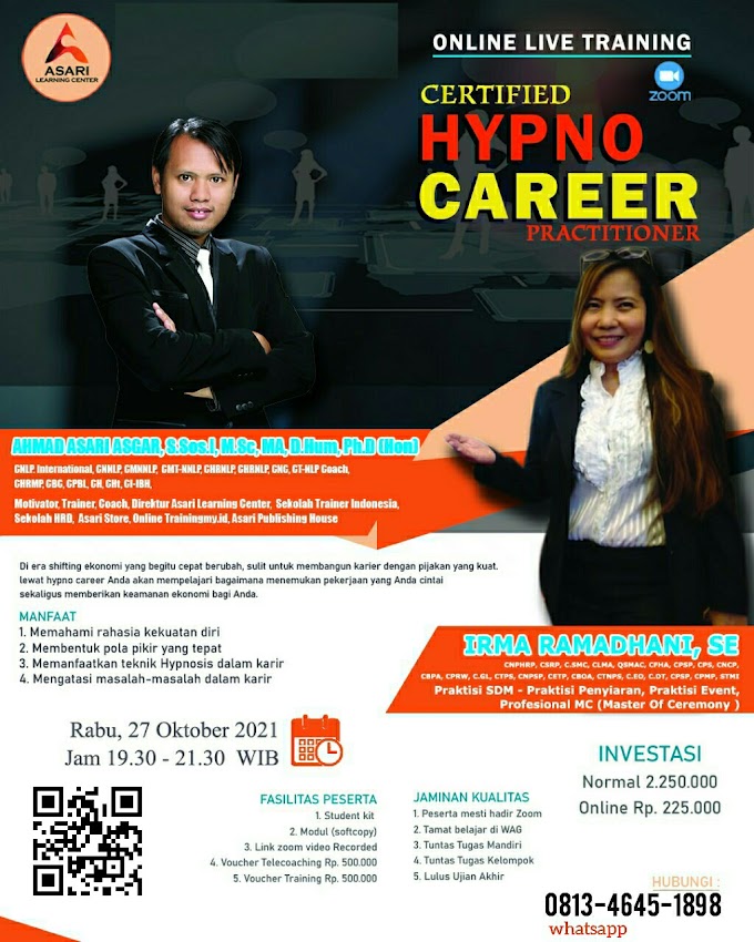 Certified Hypno Career Practitioner Batch 2