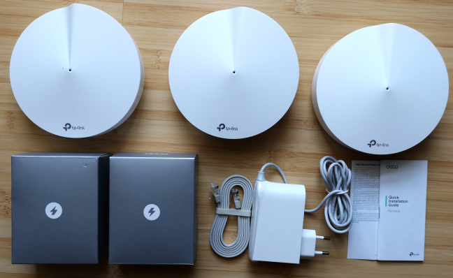 TP-Link Deco M9 Plus - รายการที่พบในแพ็คเกจ