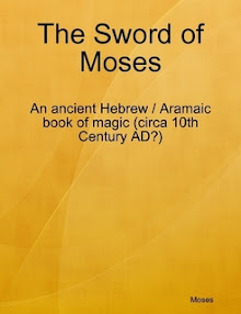 Cover of Moses Gaster's Book The Sword Of Moses An Ancient Hebrew Aramaic Book Of Magic