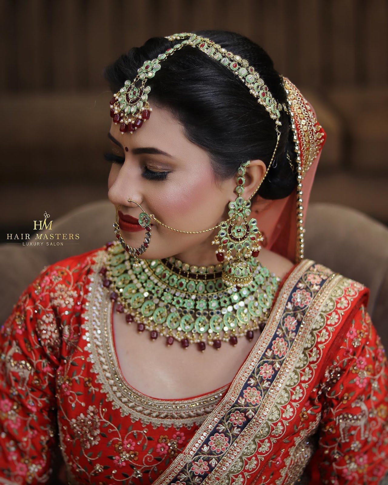 Punjabi style traditional wedding makeup | Party makeup - Village ...