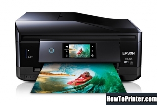 Reset Epson XP-820 printer by Epson reset program