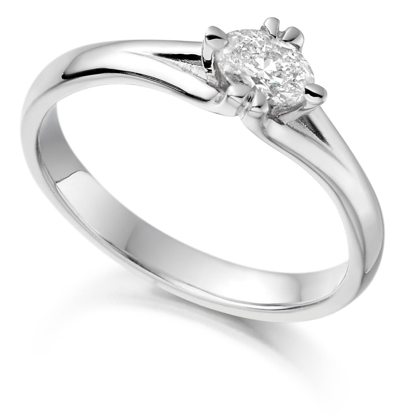 Oval Diamond Ring