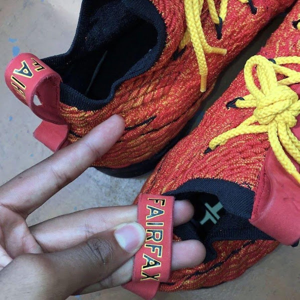 First Look at Nike LeBron 15 Fairfax Lions PE