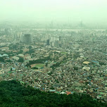 view from N Seoul tower in Korea in Seoul, South Korea 