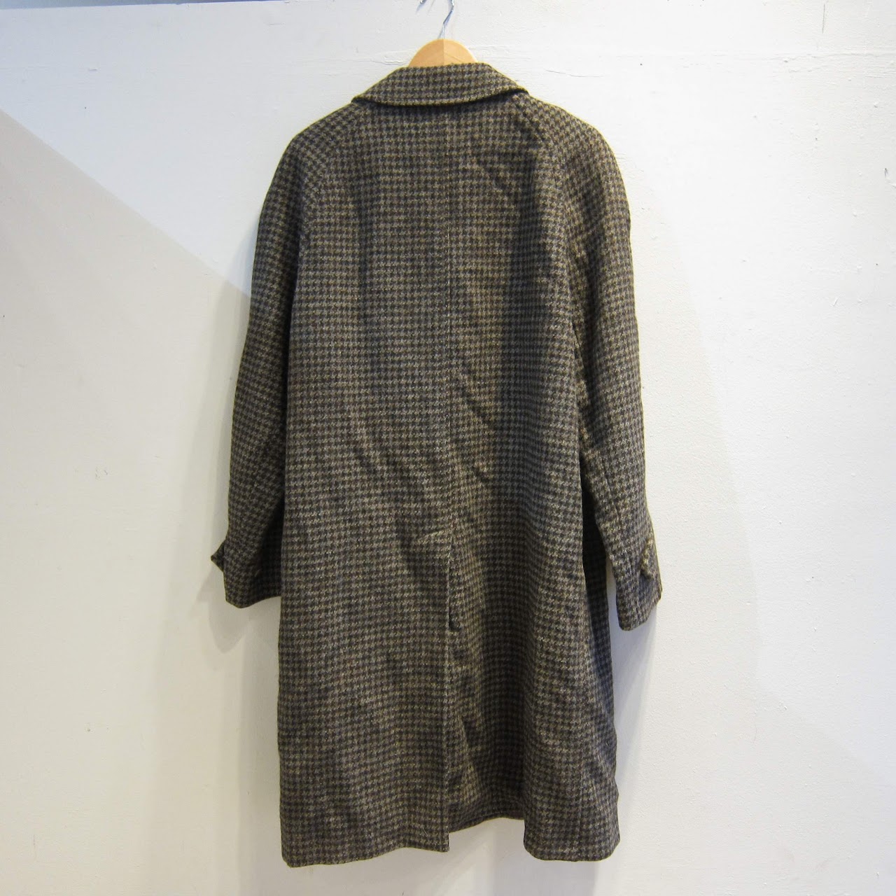 Burberry Tweed Houndstooth Coat