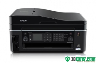 How to reset flashing lights for Epson WorkForce 615 printer
