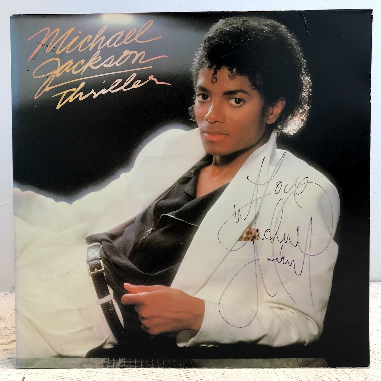 Michael Jackson Signed 'Thriller' Album