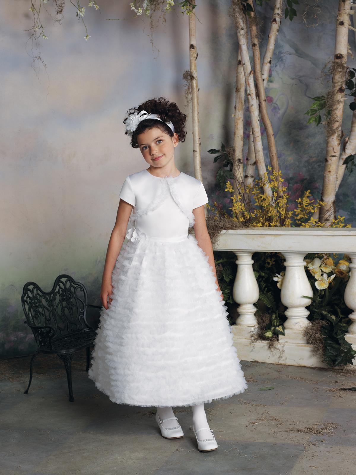 Cap sleeve taffeta and organza