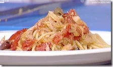 Spaghetti al sugo di tonno