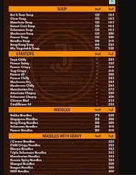 J Corner Pure Veg Chinese Cuisine menu 3