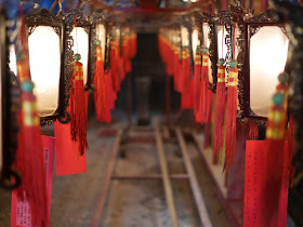 Lanterns at the Man Mo Temple in Sheung Wan, Hong Kong