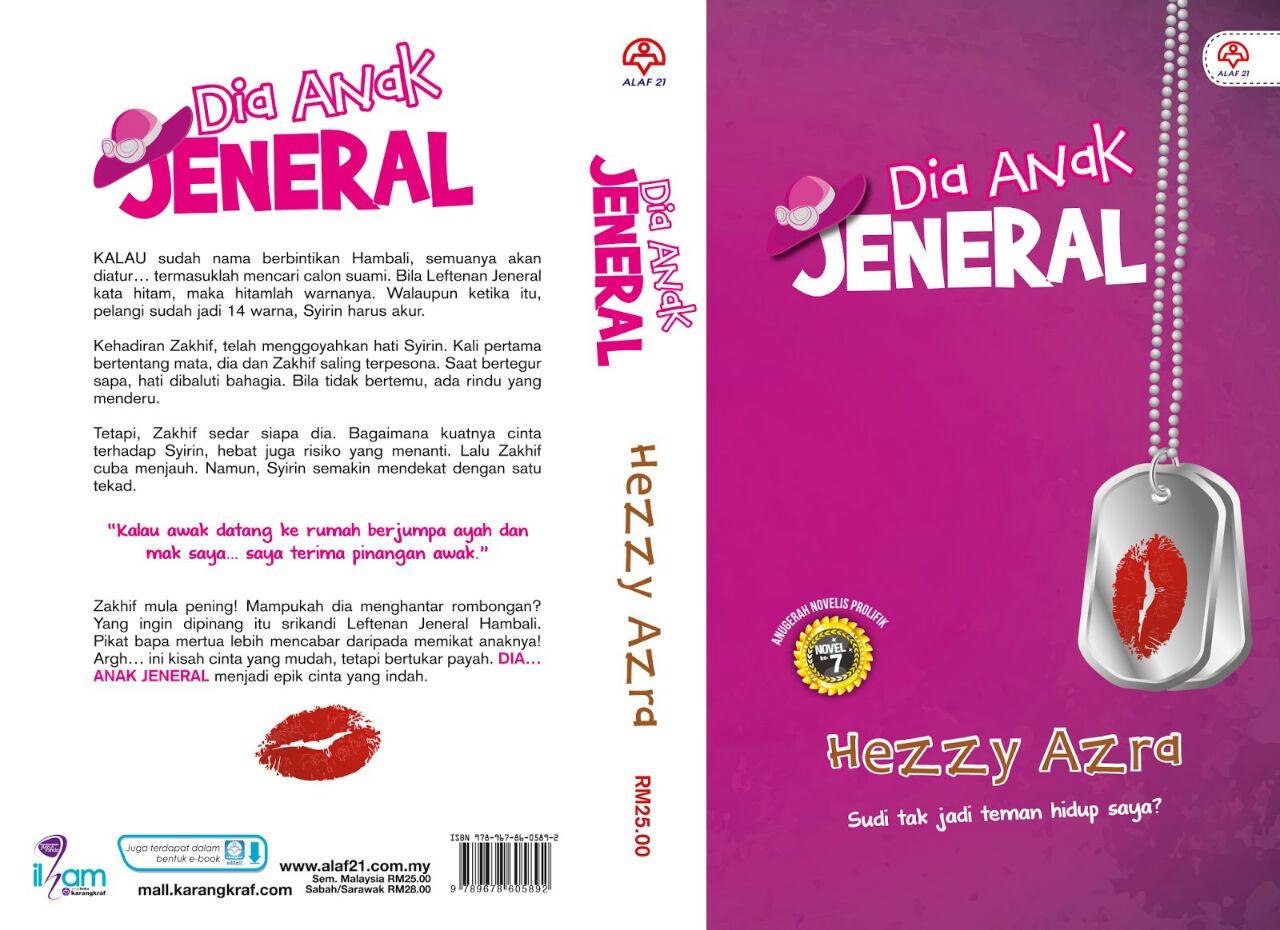 EDtv: (Jual Novel) Sinopsis novel Dia Anak Jeneral