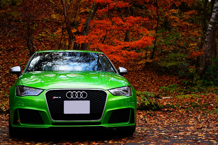 RS3 スポーツバックのAudiのある生活・紅葉と愛車・野猿公苑・志賀高原に関するカスタム事例の投稿画像1枚目