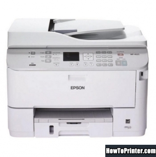 Reset Epson WorkForce WP-4511 printer by Resetter program