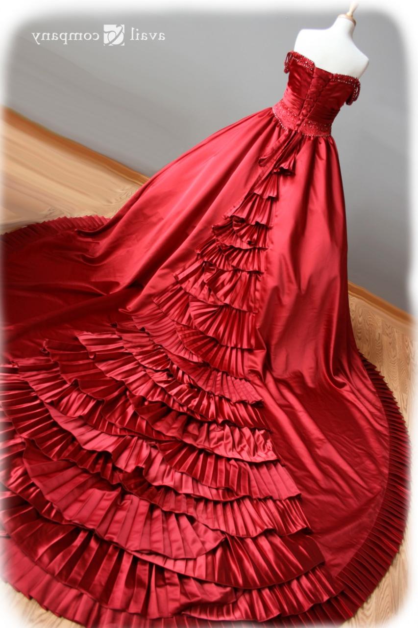 Red Wedding Dress - Caledonia