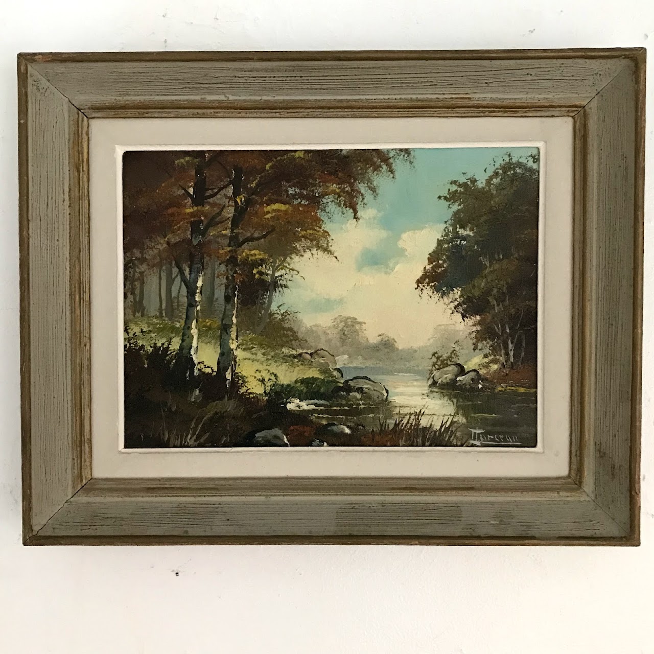 Marceau Signed Landscape Oil