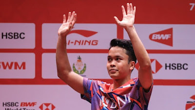 Anthony Ginting Tembus Nomor 2 Dunia pada Rangking BWF Terbaru