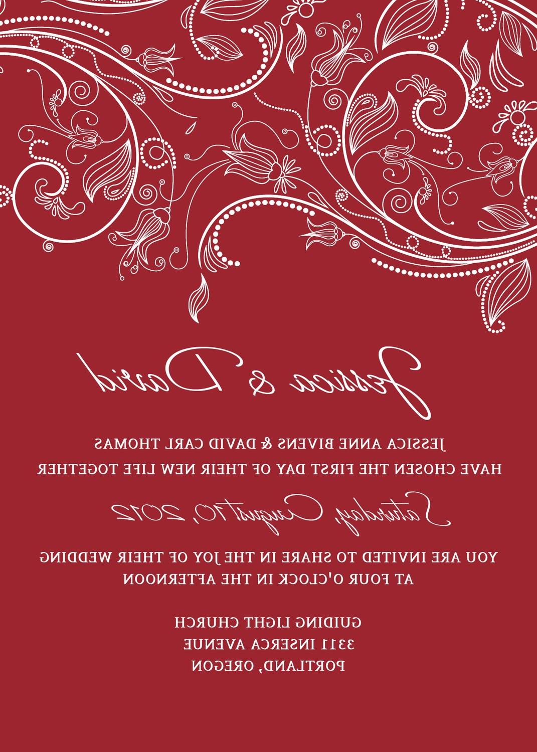 free wedding invitations psd