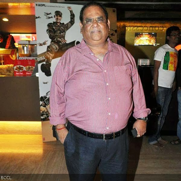 Satish Kaushik seen at the premiere of the movie War Chhod Na Yaar, held in Mumbai, on October 10, 2013. (Pic: Viral Bhayani)