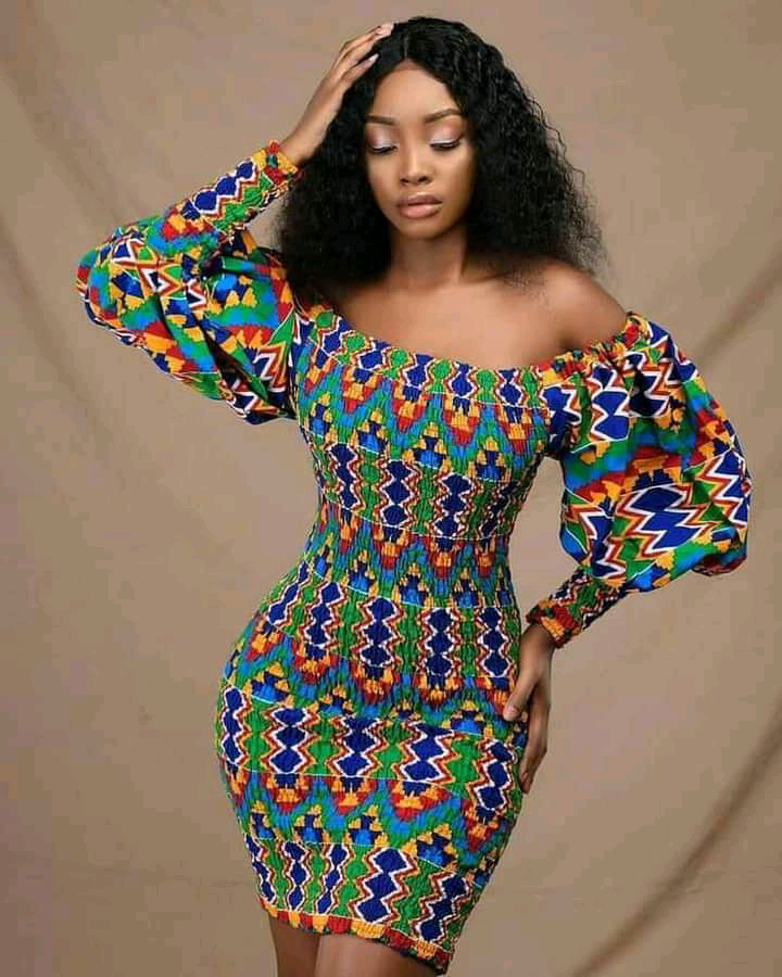 50 Beautiful Ankara Short Gowns Ladies Can Recreate This New Month -  Ghanamma.com