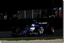 Antonio Giovinazzi con la Sauber