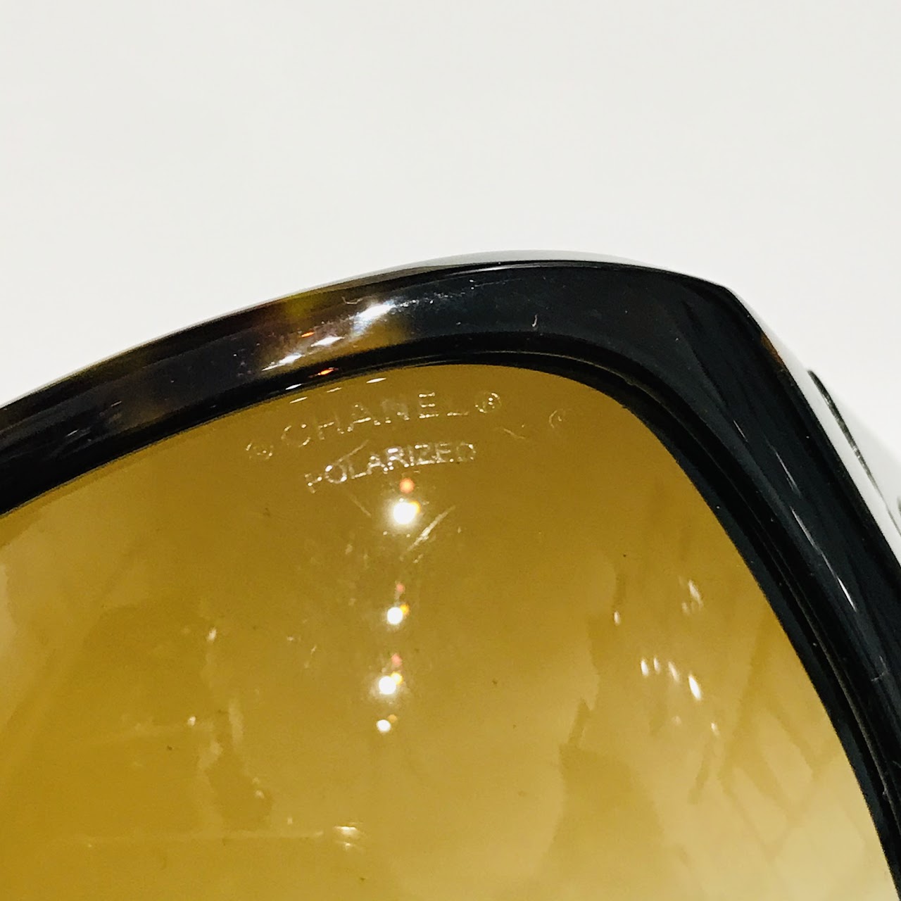 Chanel Tortoiseshell 'CC' Sunglasses