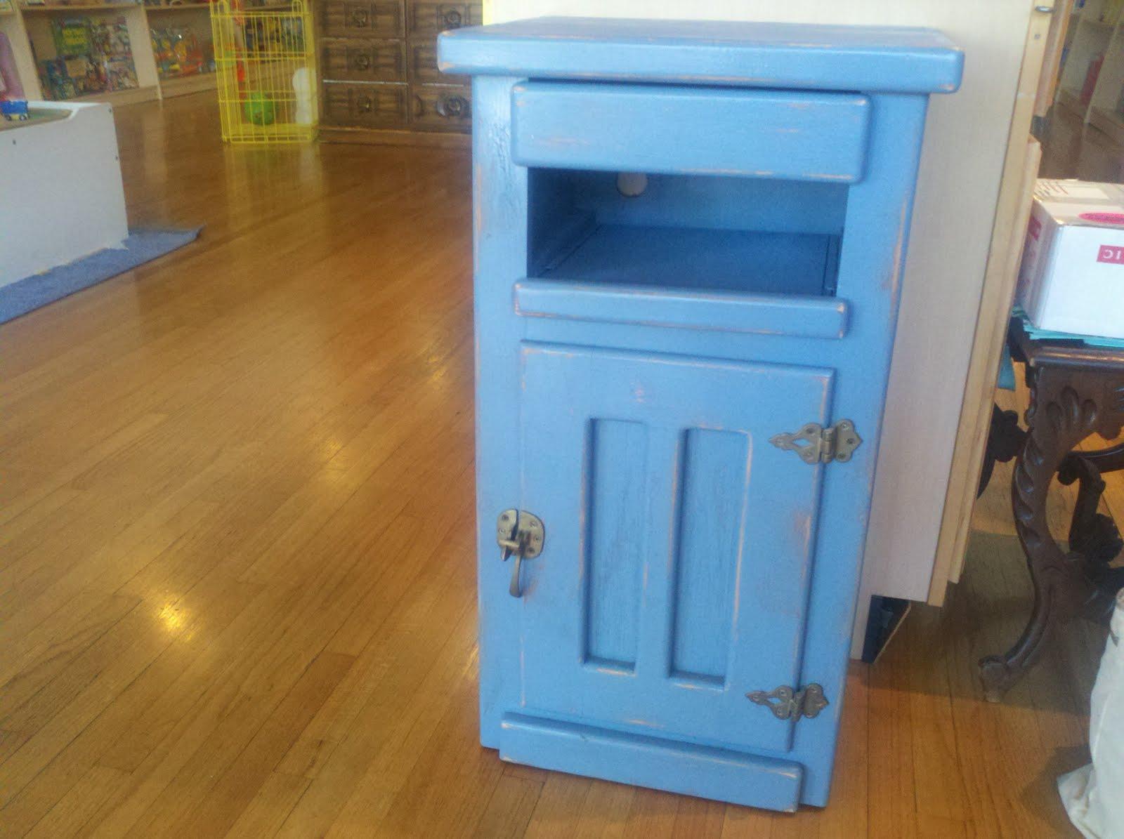 Antique Oak Telephone Table