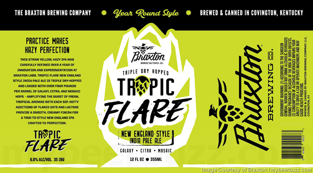 Braxton Brewing Adding Tropic Flare Cans