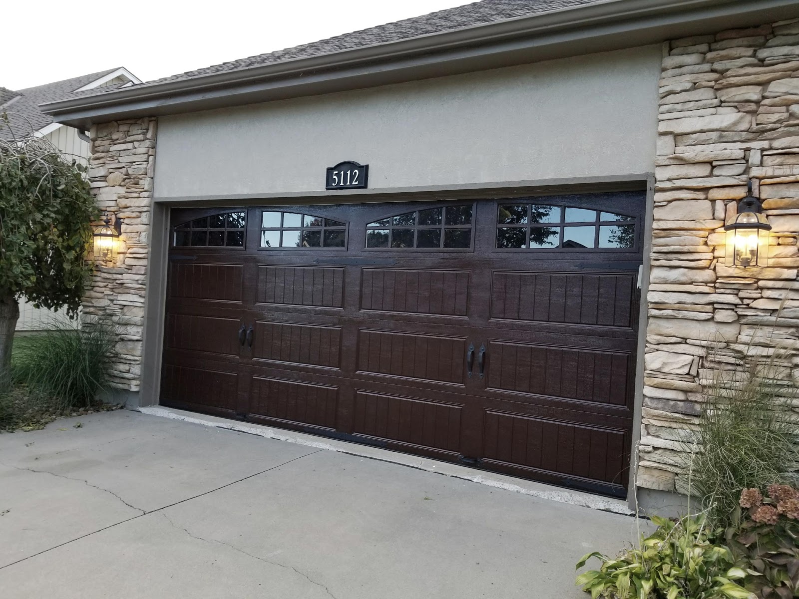 Gel Stain On Garage Door