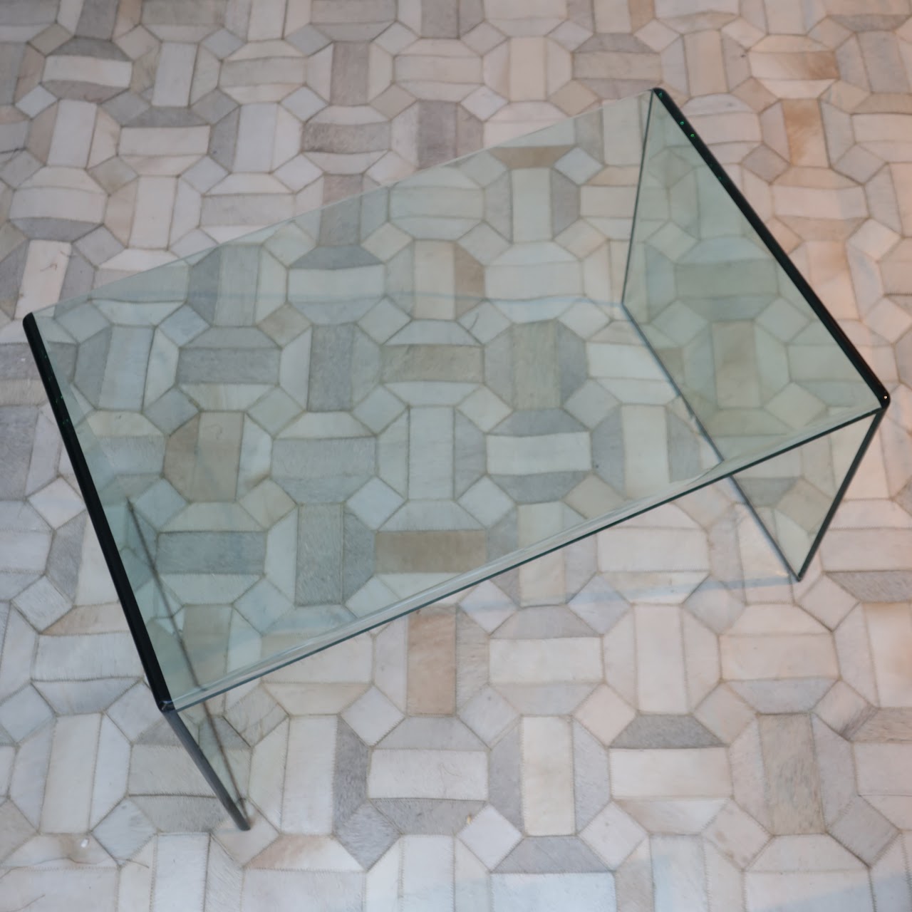 Plate Glass Waterfall Table