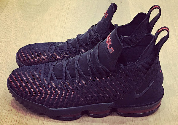 King James Unveils the Nike LeBron 16 in Black and Red