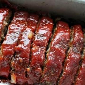 Mom's Meatloaf and Baked Potatoes