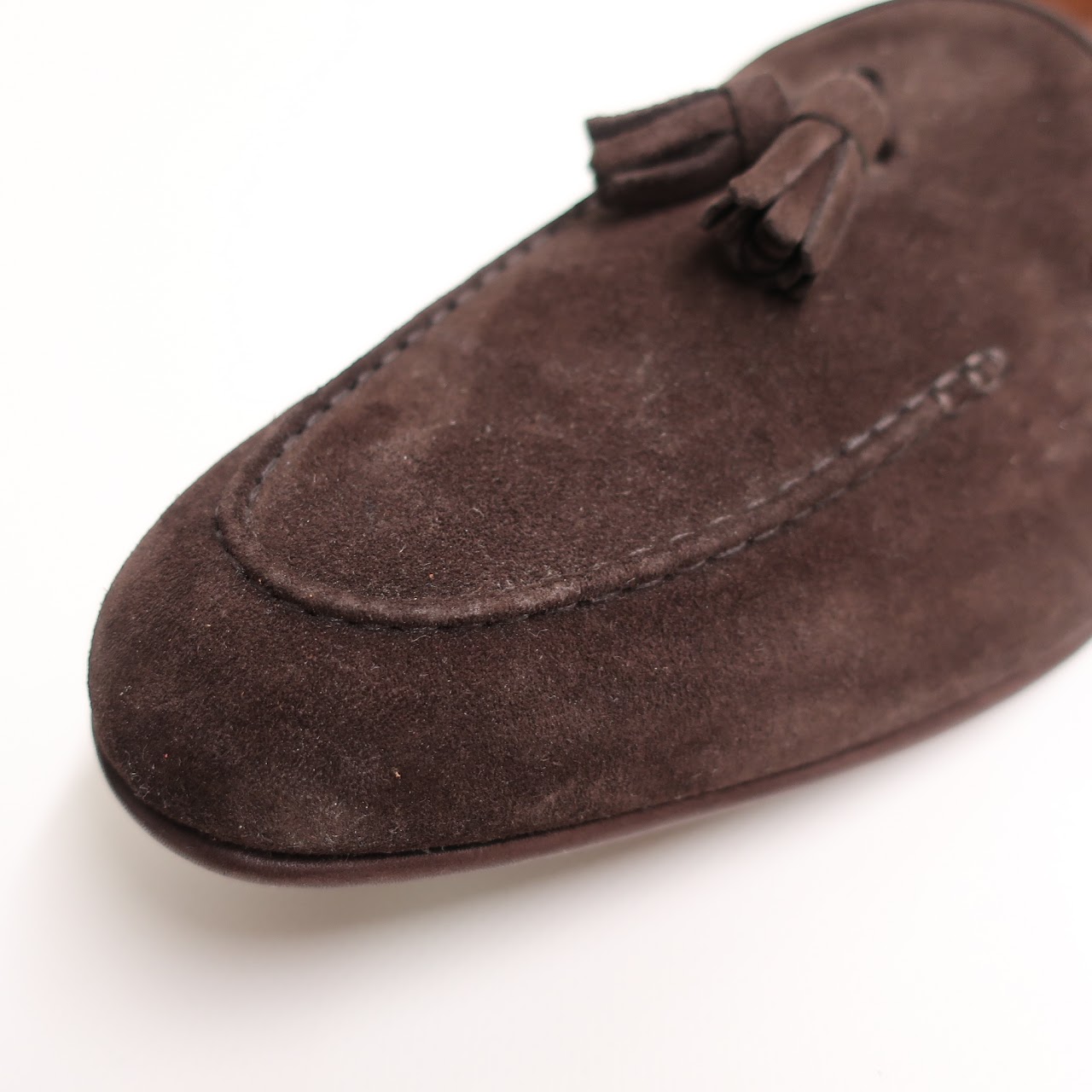 Loro Piana Suede Citywalk Loafers